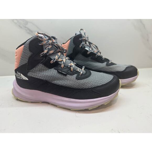 THE NORTH FACE Fastpack Youth Sz 5 Fastpack Hiker Mid Waterproof Snow Ski Boots - Picture 2 of 8